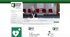 Desktop Screenshot of erste-hilfe-kurs.at
